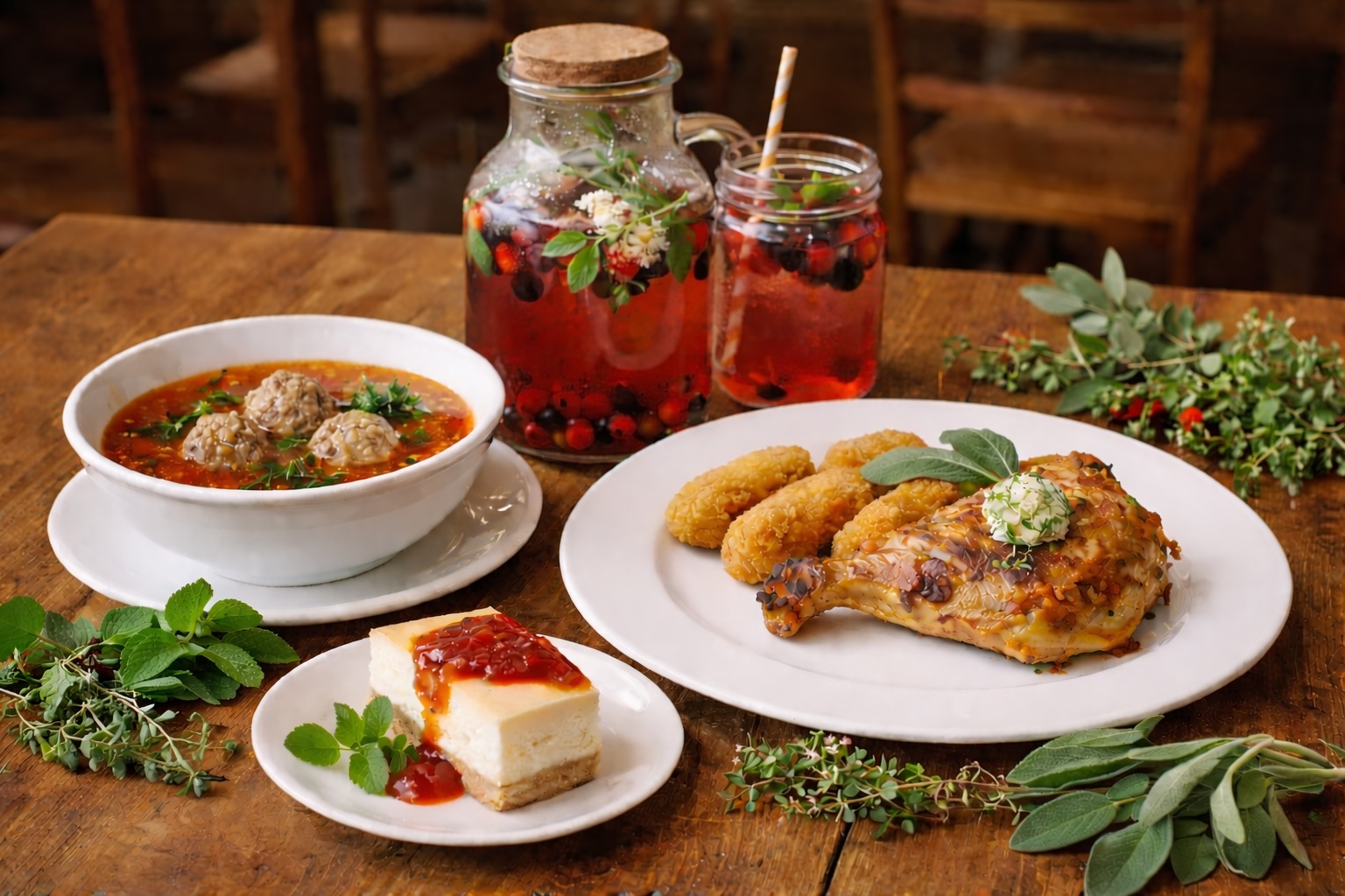 Új élmény: Gyógynövények az asztalon - gasztronómiai est